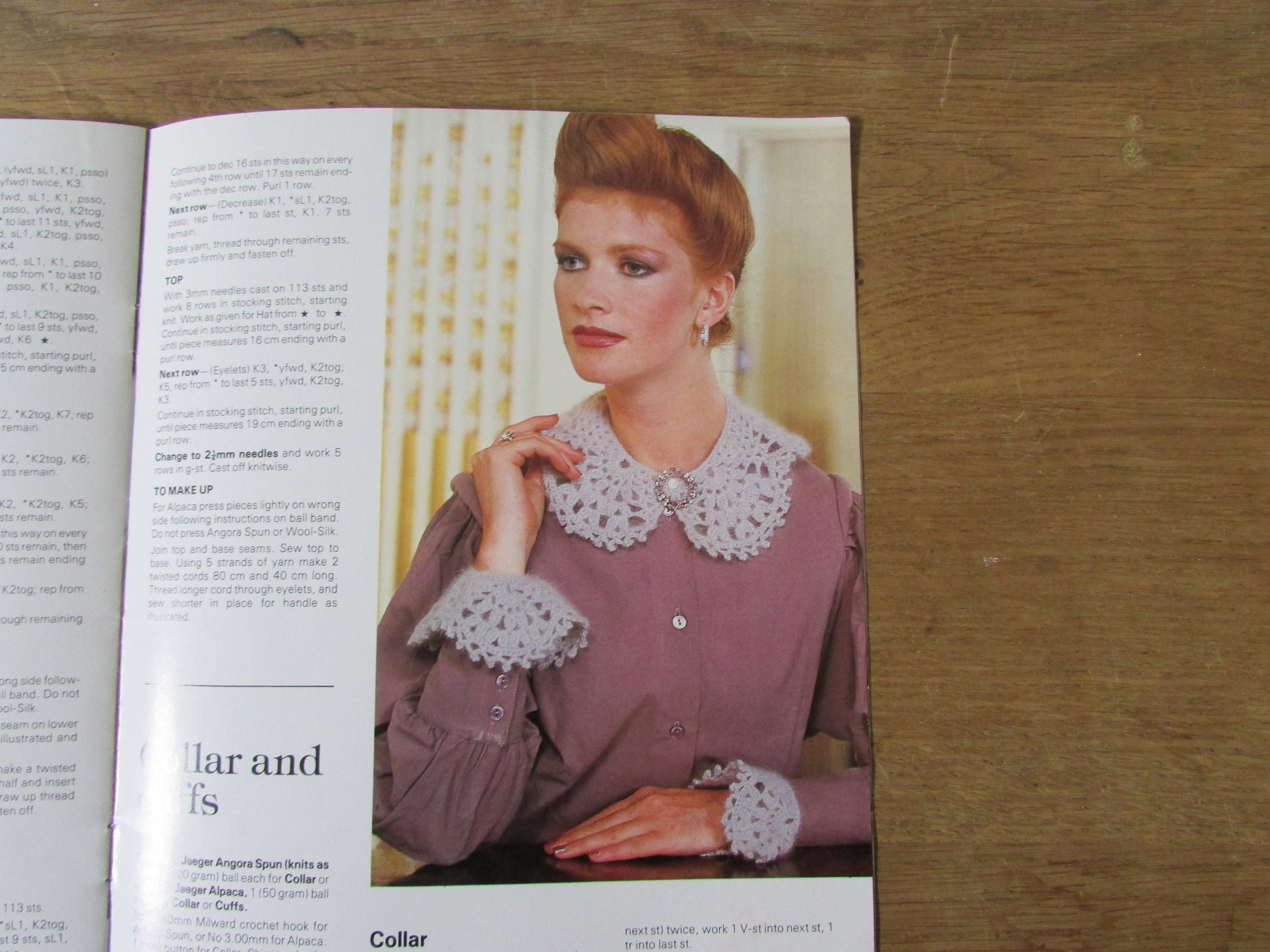 1983 Jaeger F113 Touches of Class crochet & knitting pattern booklet