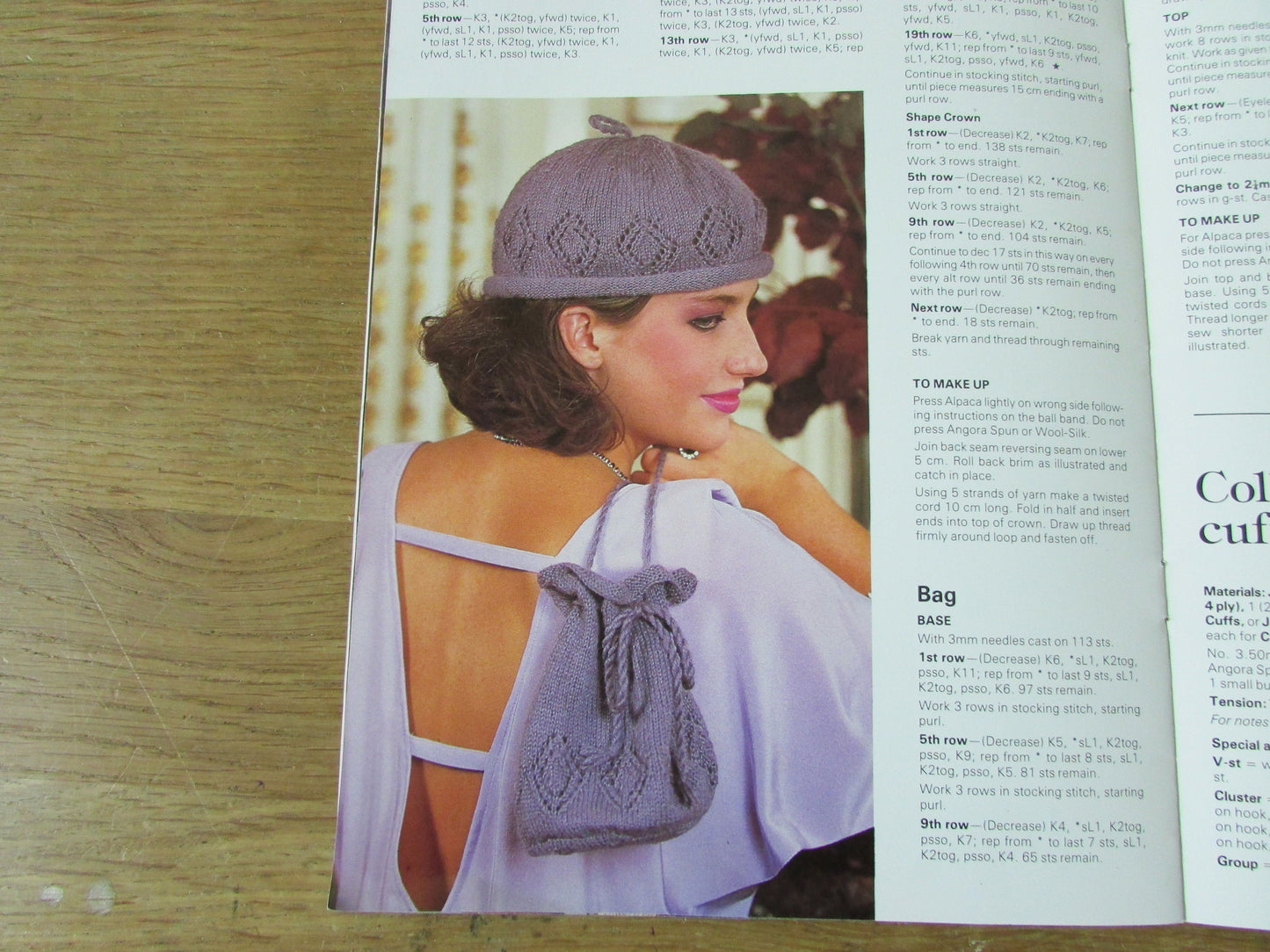 1983 Jaeger F113 Touches of Class crochet & knitting pattern booklet