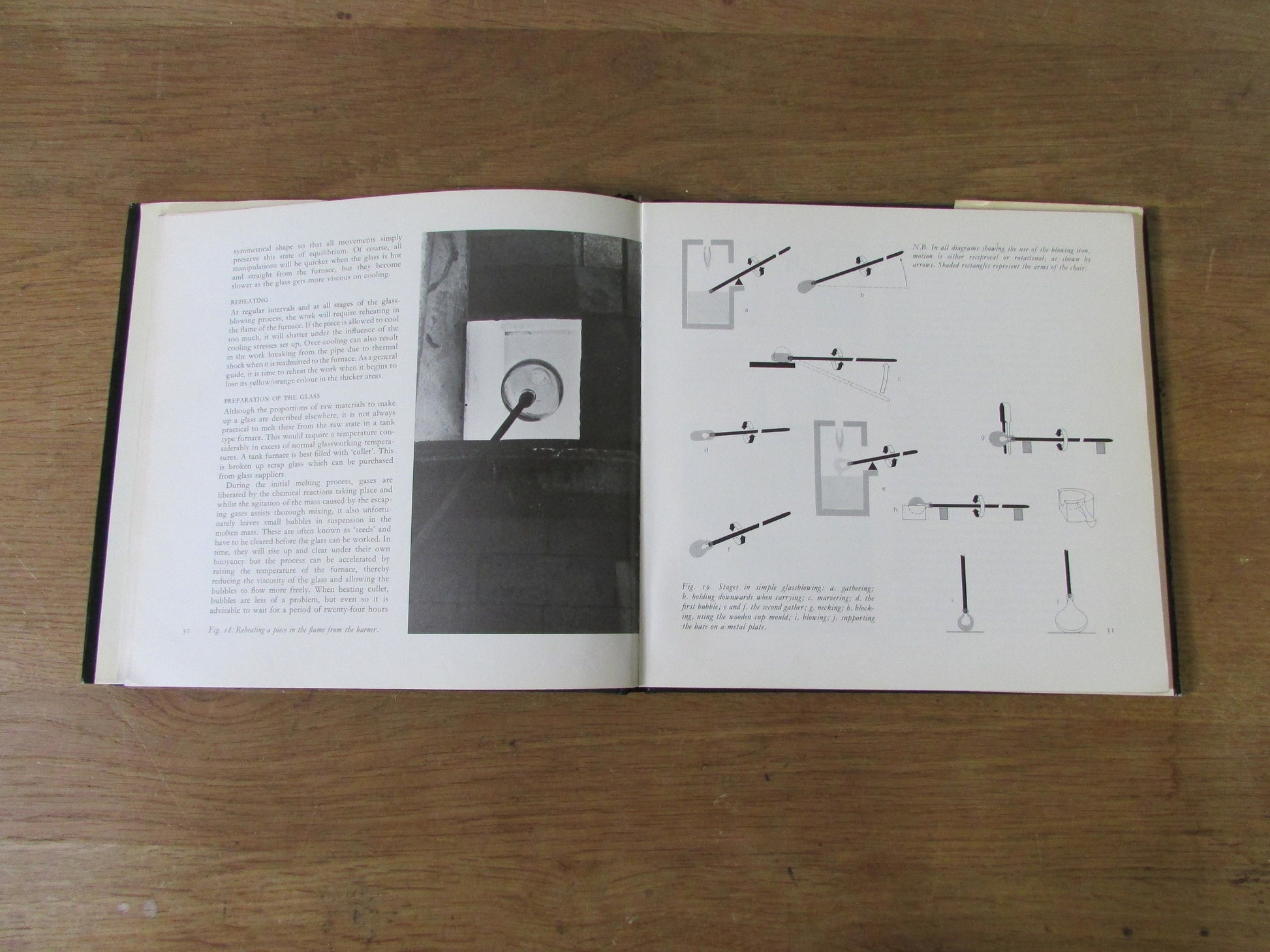 Studio Glassmaking, by Ray Flavell & Claude Smale (Hardback, 1974)
