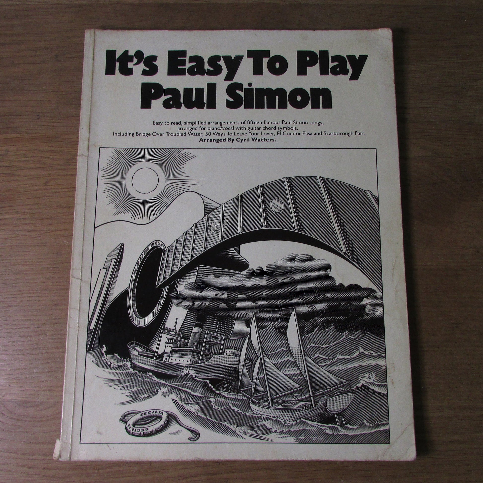 It's Easy to Play Paul Simon for piano/vocal with guitar chord symbols, arranged by Cyril Watters (Softback, 1979)