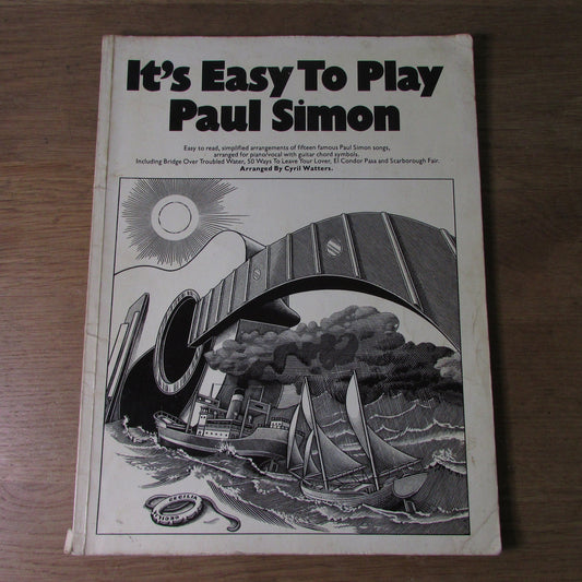 It's Easy to Play Paul Simon for piano/vocal with guitar chord symbols, arranged by Cyril Watters (Softback, 1979)