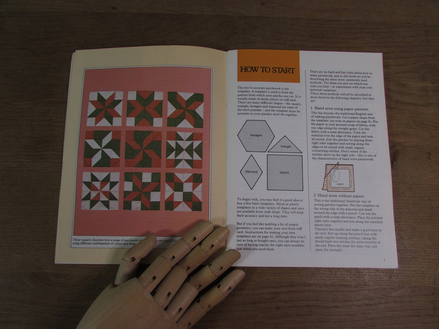 BBC Discovering Patchwork, by Rosamond Richardson, & Erica Griffiths (Softback, 1977)