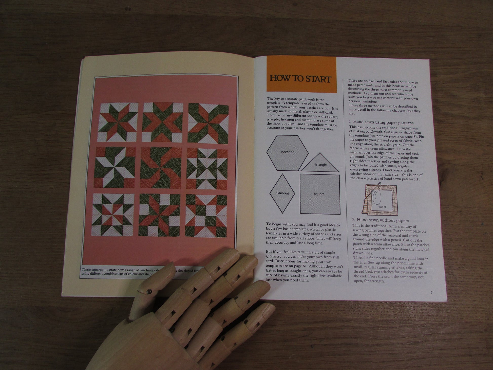 BBC Discovering Patchwork, by Rosamond Richardson, & Erica Griffiths (Softback, 1977)