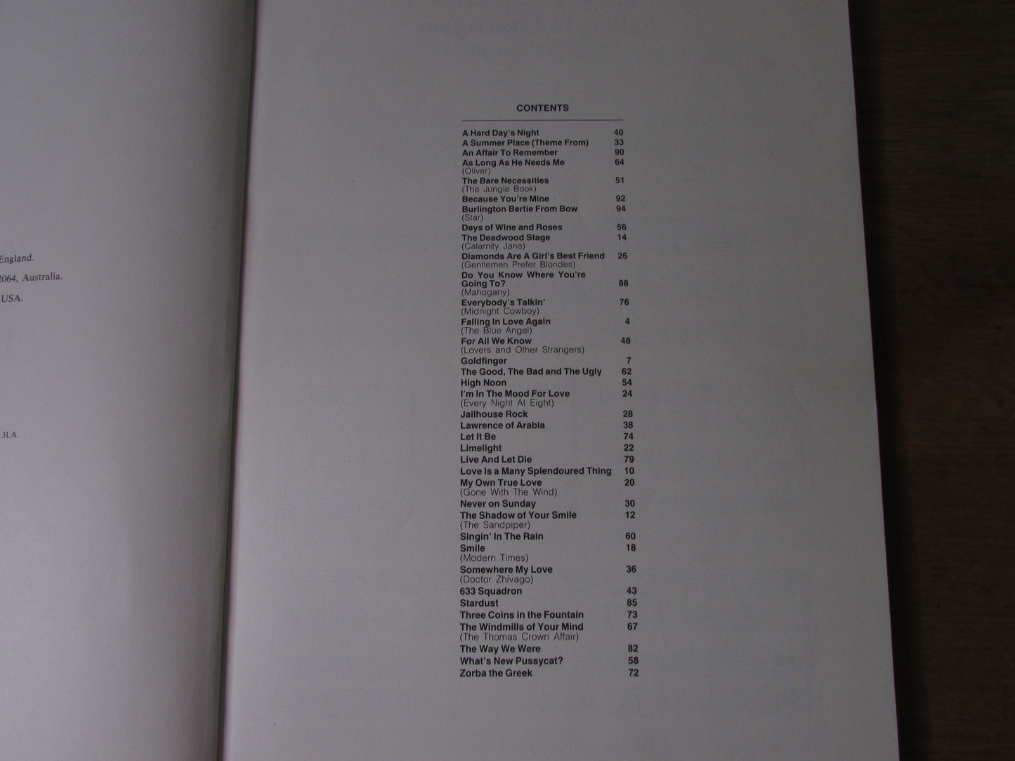 Home Organist Library Volume 3 - Film Music (Softback, 1980)