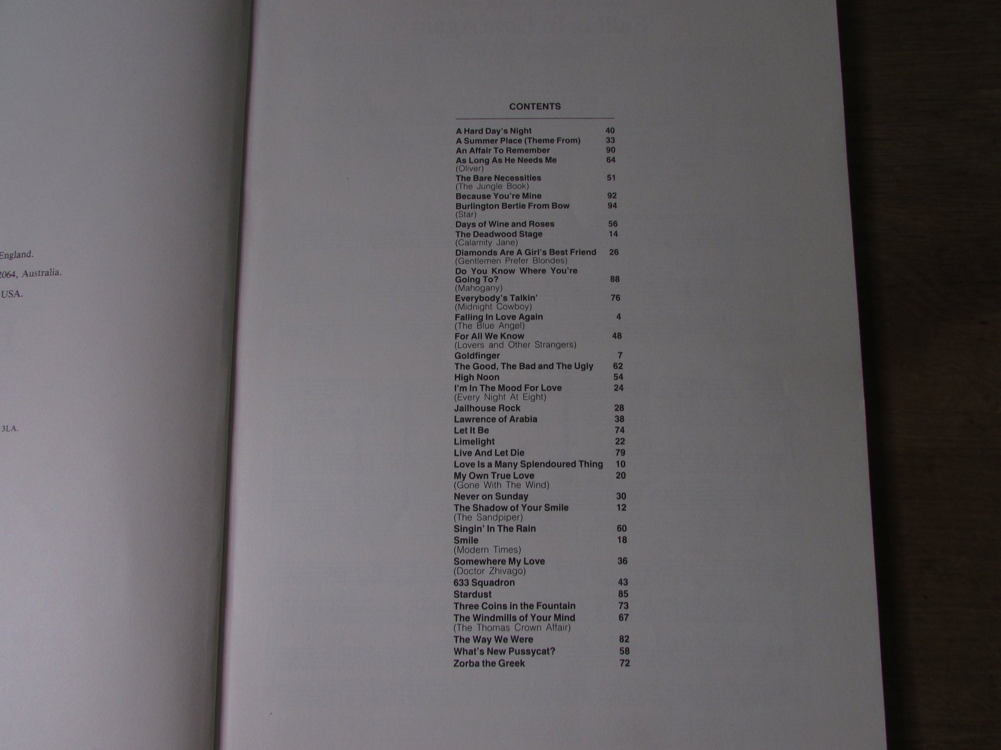 Home Organist Library Volume 3 - Film Music (Softback, 1980)