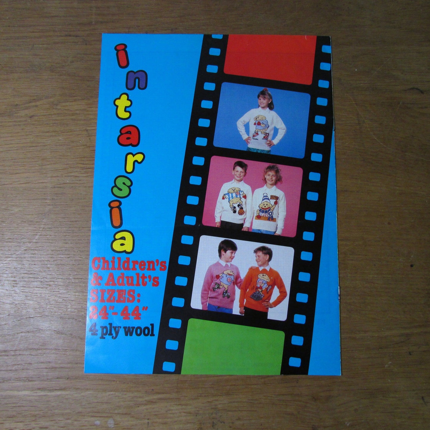 1990 five Intarsia knitting patterns by Gary Kennedy - Gordon T. Gopher
