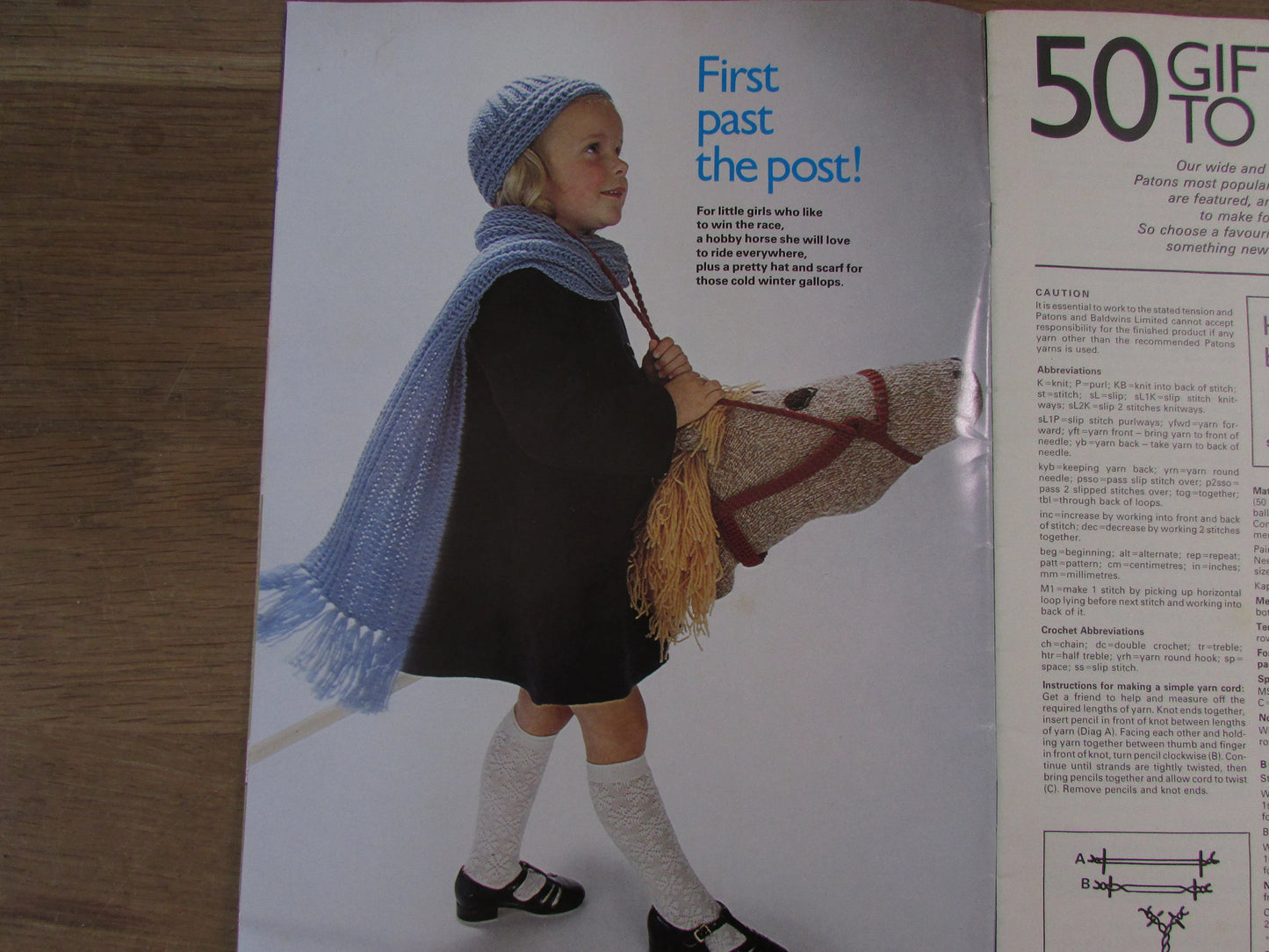 1980 Patons 233 knitting/crochet pattern booklet for 50 Gifts to Make
