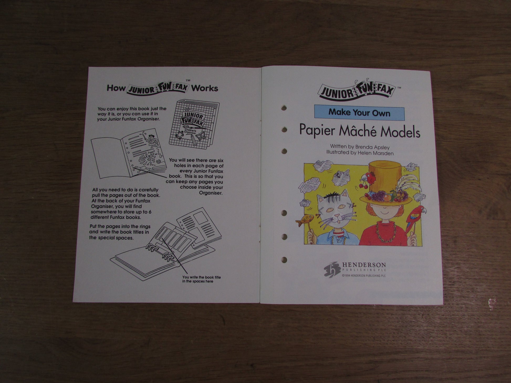 Make Your Own Papier Mache Models, by Brenda Apsley (Softback, 1993)