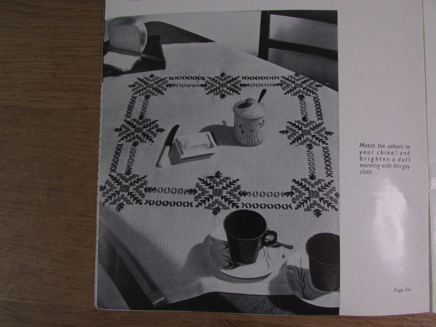 circa. 1950s The Binca Book No.42, a needlecraft publication by Penelope