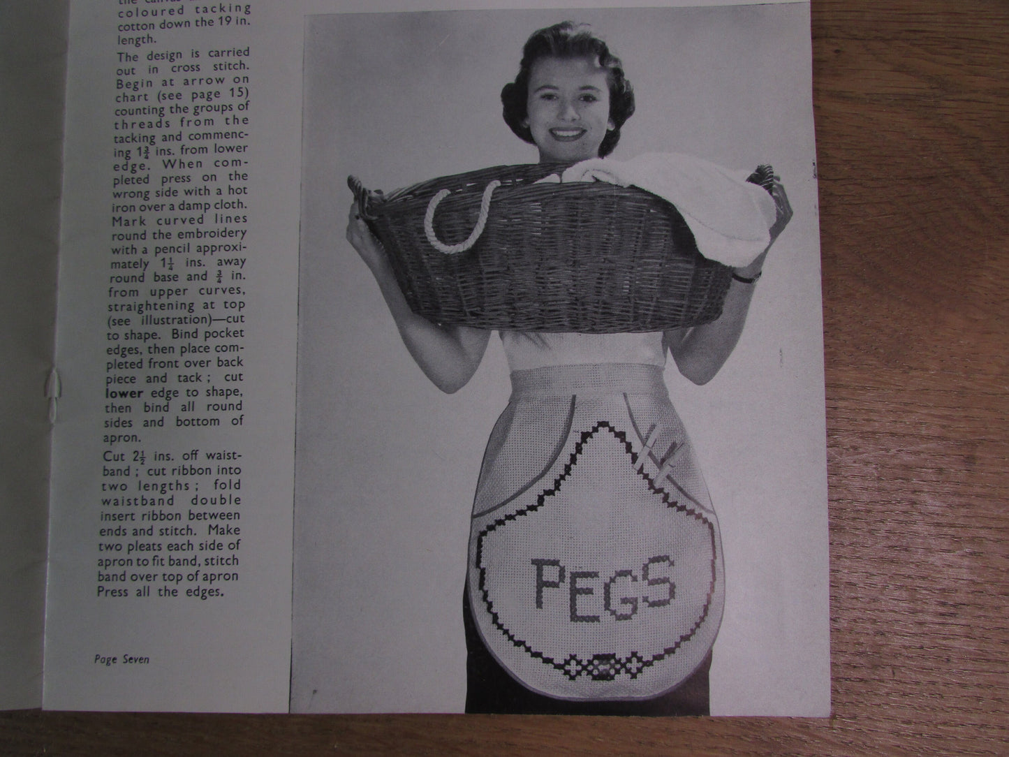 circa. 1950s The Binca Book No.42, a needlecraft publication by Penelope