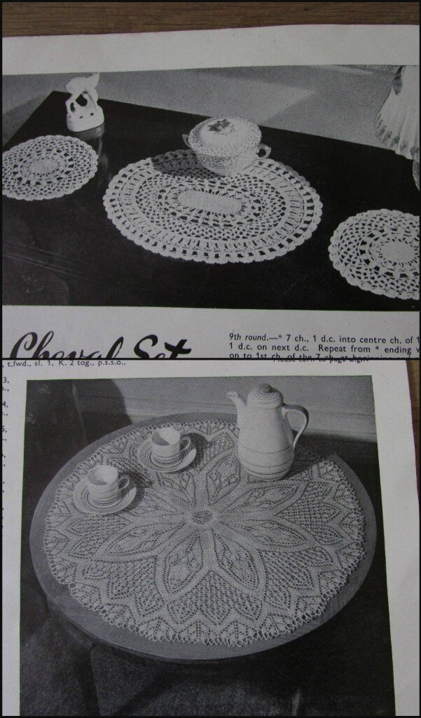 1940s Sobritto Book No.3 by Penelope crochet patterns for fashion & home