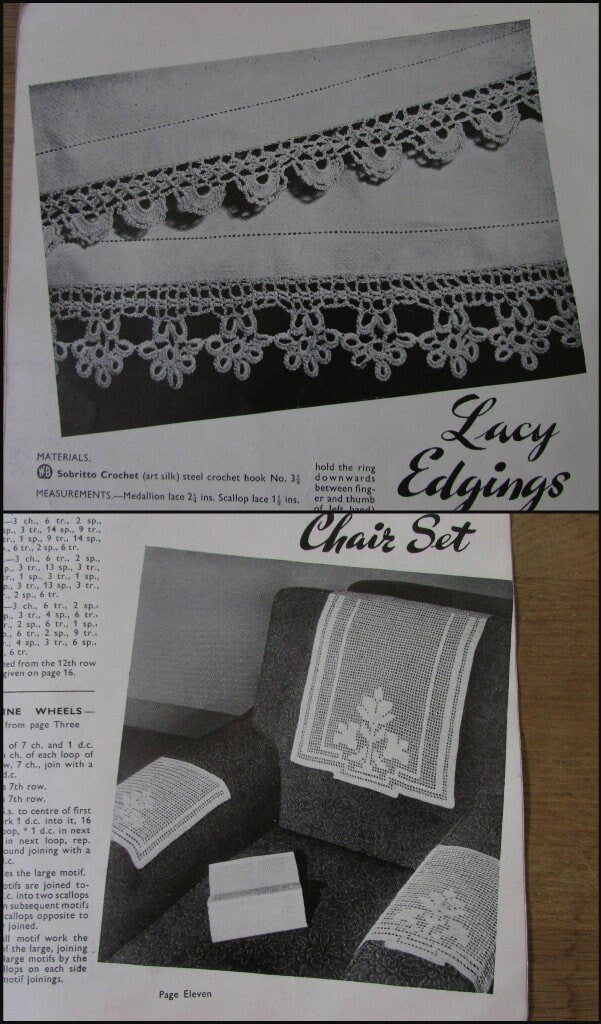 1940s Sobritto Book No.3 by Penelope crochet patterns for fashion & home
