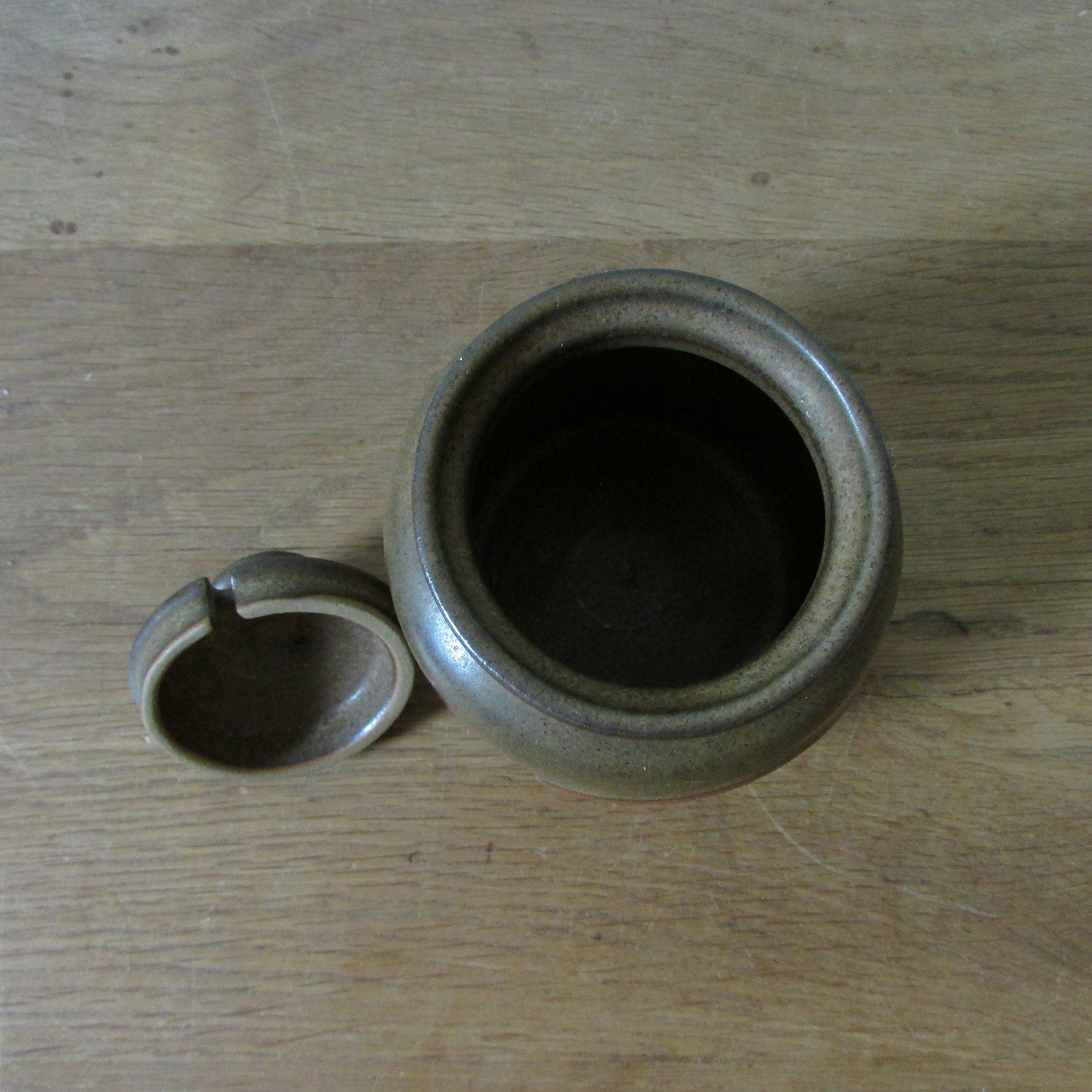 1970s Cornish pottery jam/preserve jar