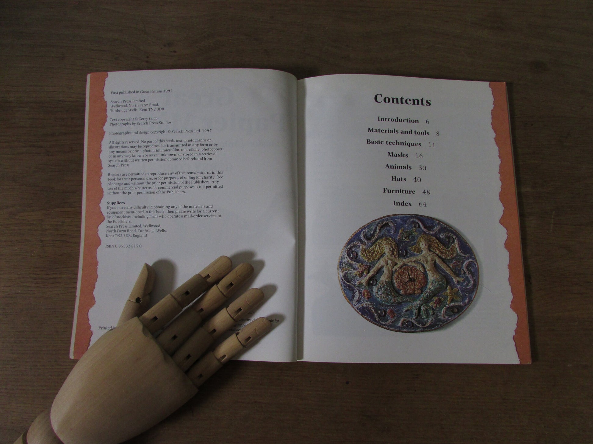 Great Papier Mache; furniture, masks, animals & hats, by Gerry Copp (Softback, 1997)