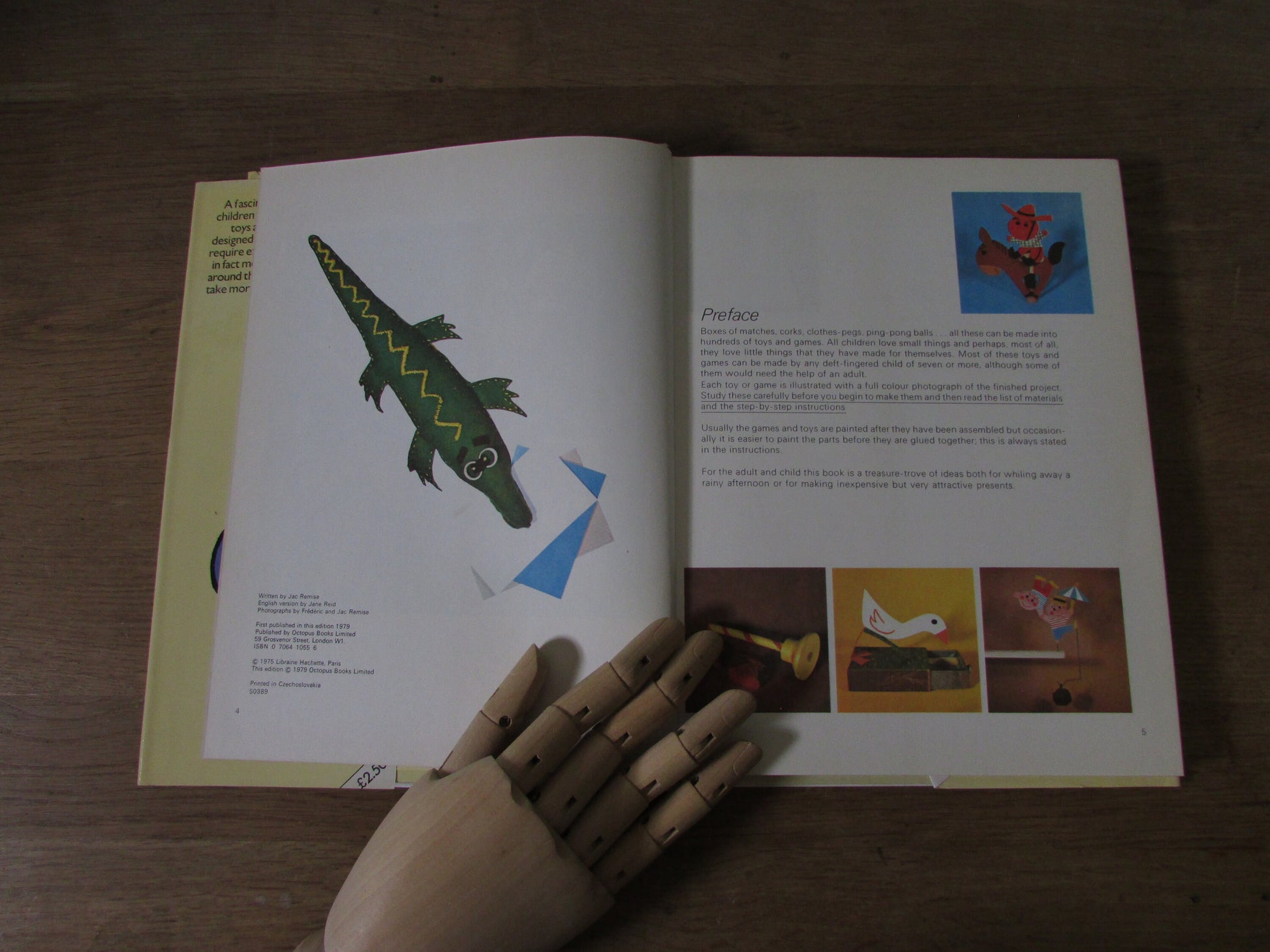 365 Games to Make and Play, by Jac Remise, & Jane Reid (Hardback, 1979)