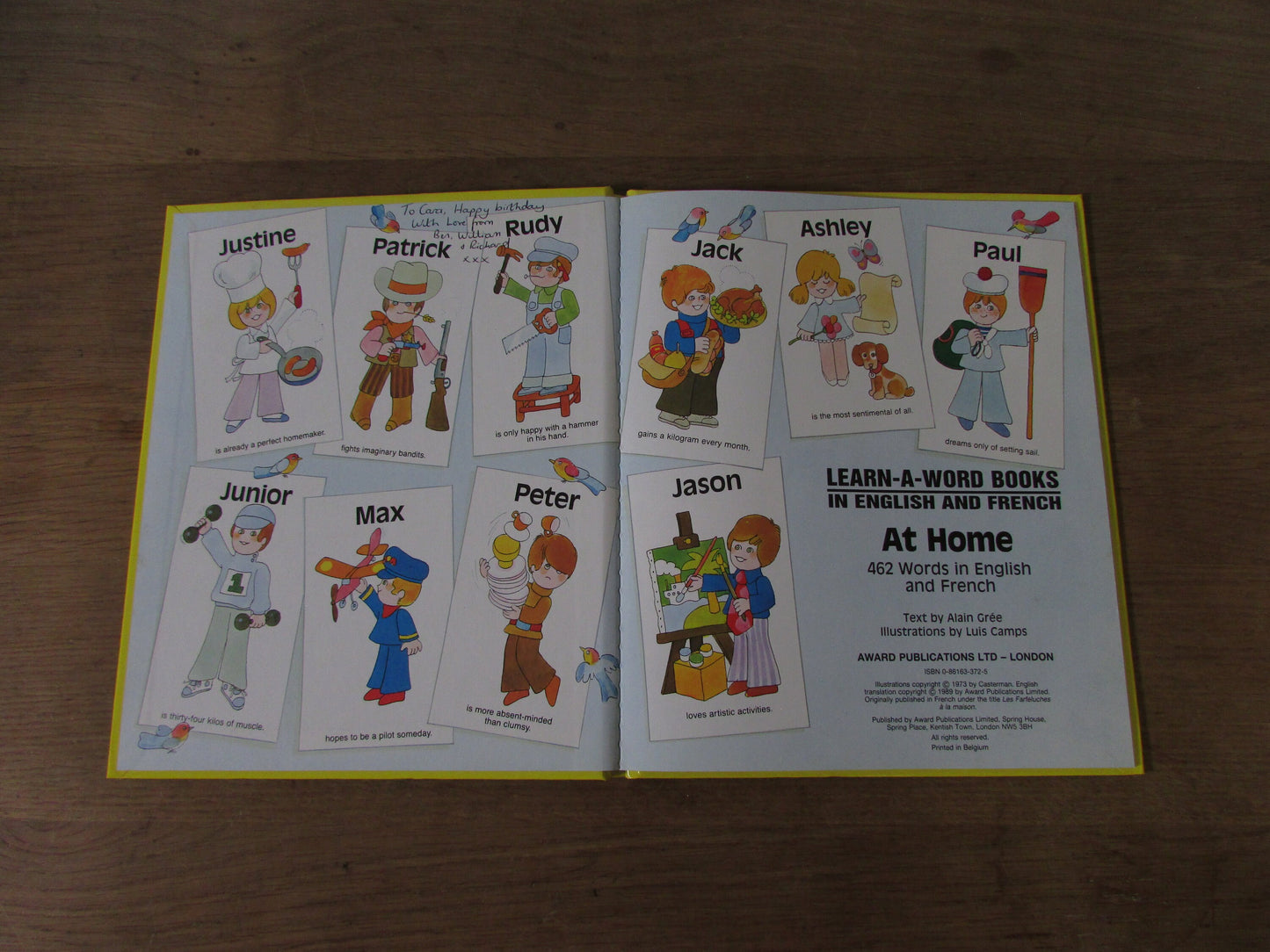 At Home - 462 words in English and French, by Alain Gree (Hardback, 1989)
