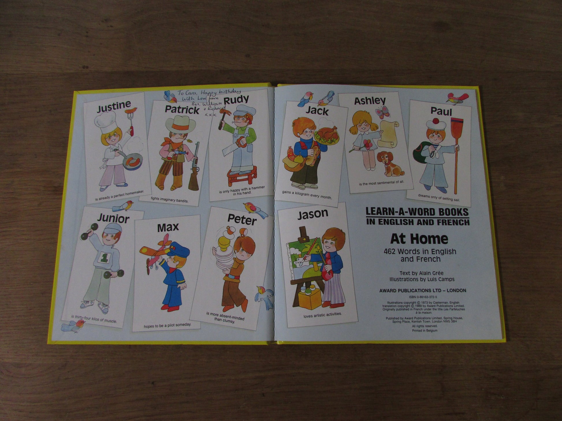 At Home - 462 words in English and French, by Alain Gree (Hardback, 1989)