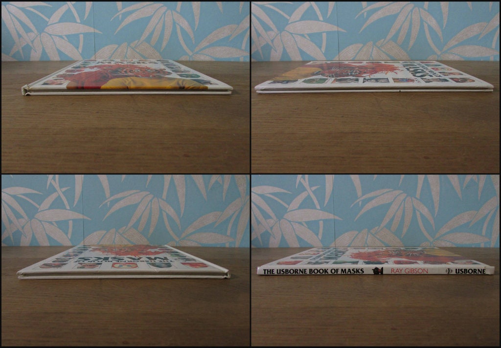 The Usborne Book of Masks, by Paula Borton (Hardback, 1994)