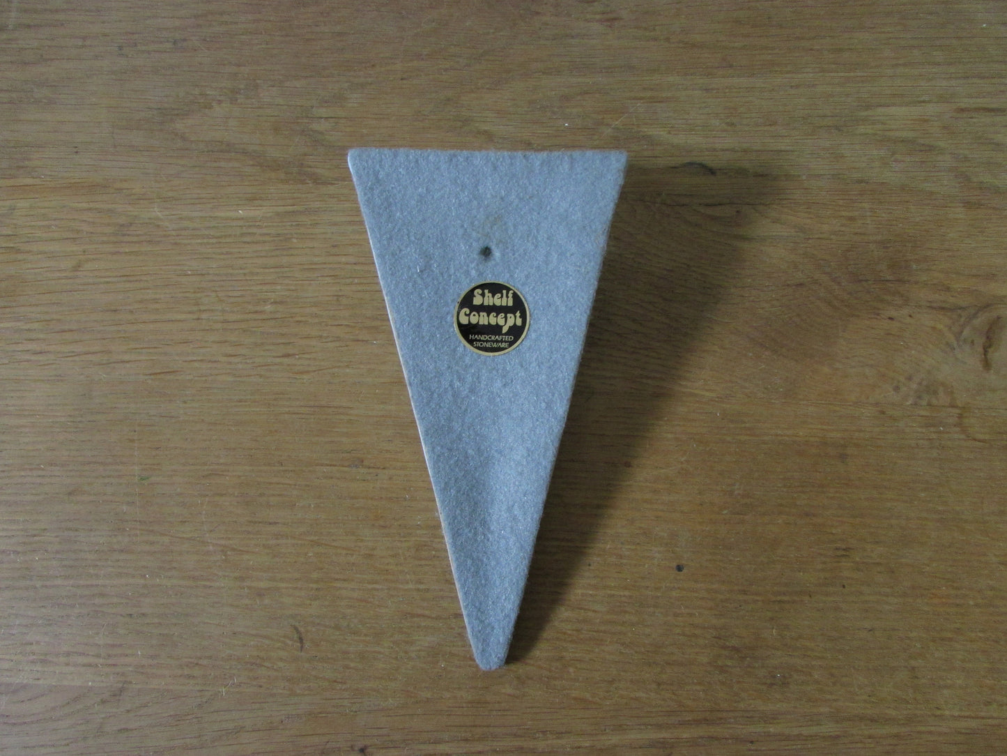 1970s Shelf Concept Handcrafted Stoneware sky blue/mottled cone wall pocket