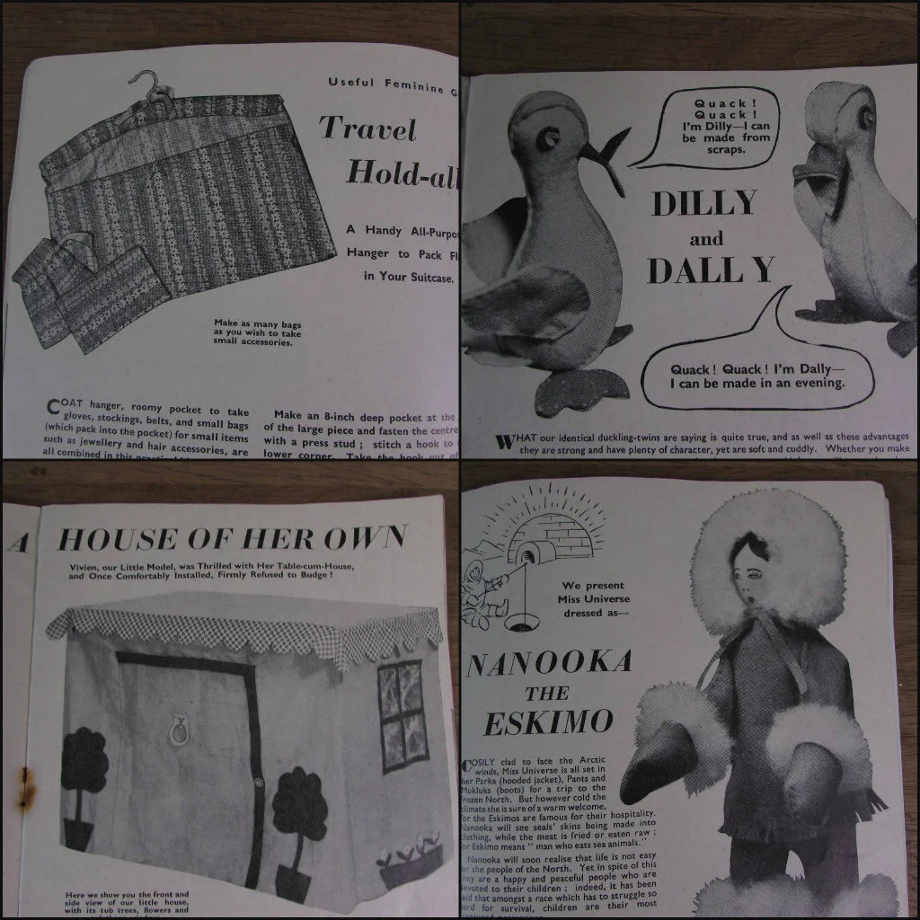 1959 Weldons Needlework & Homecrafts No.257 craft booklet