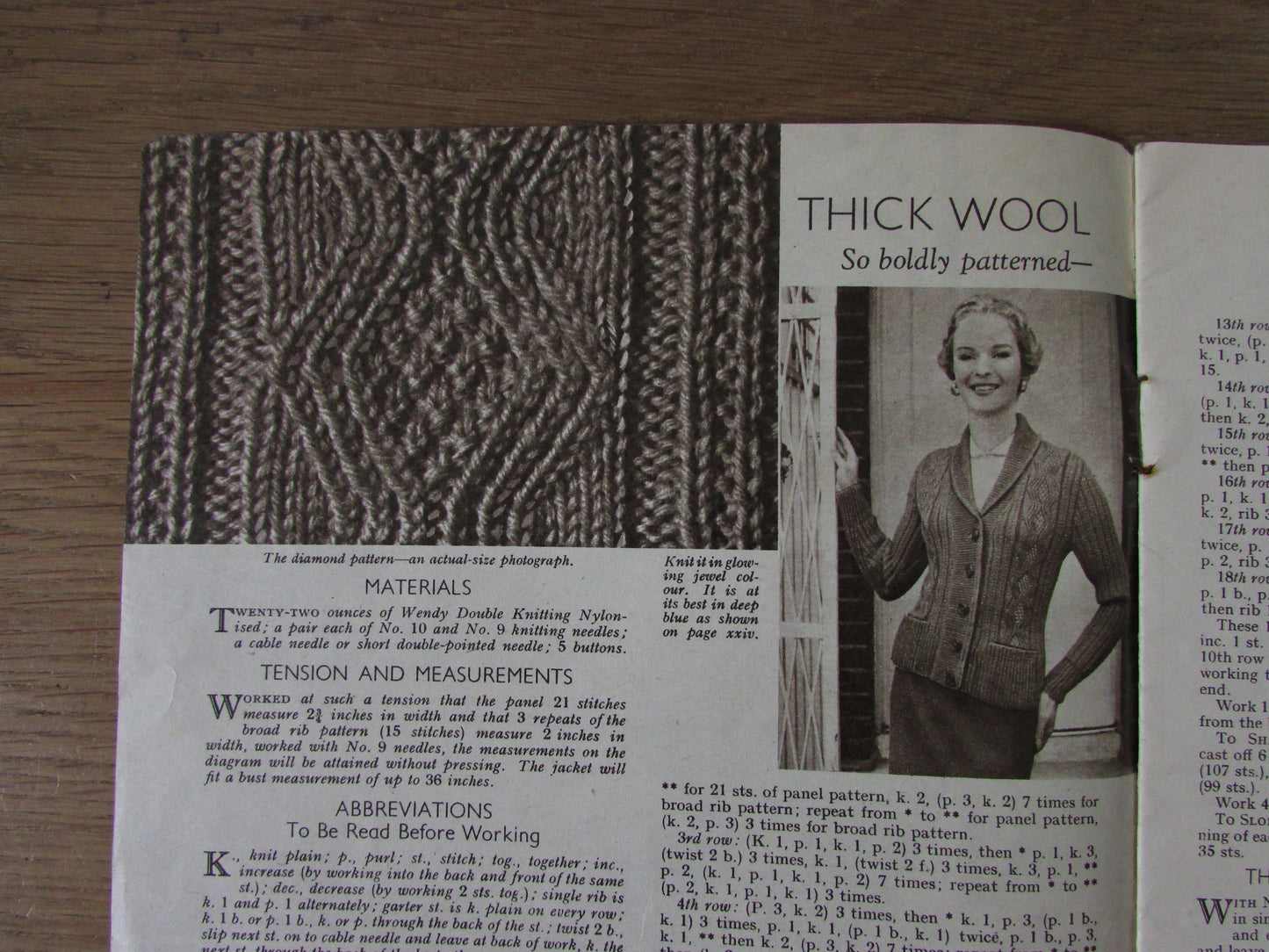 1950s Woman & Home New Season Knitting pattern booklet