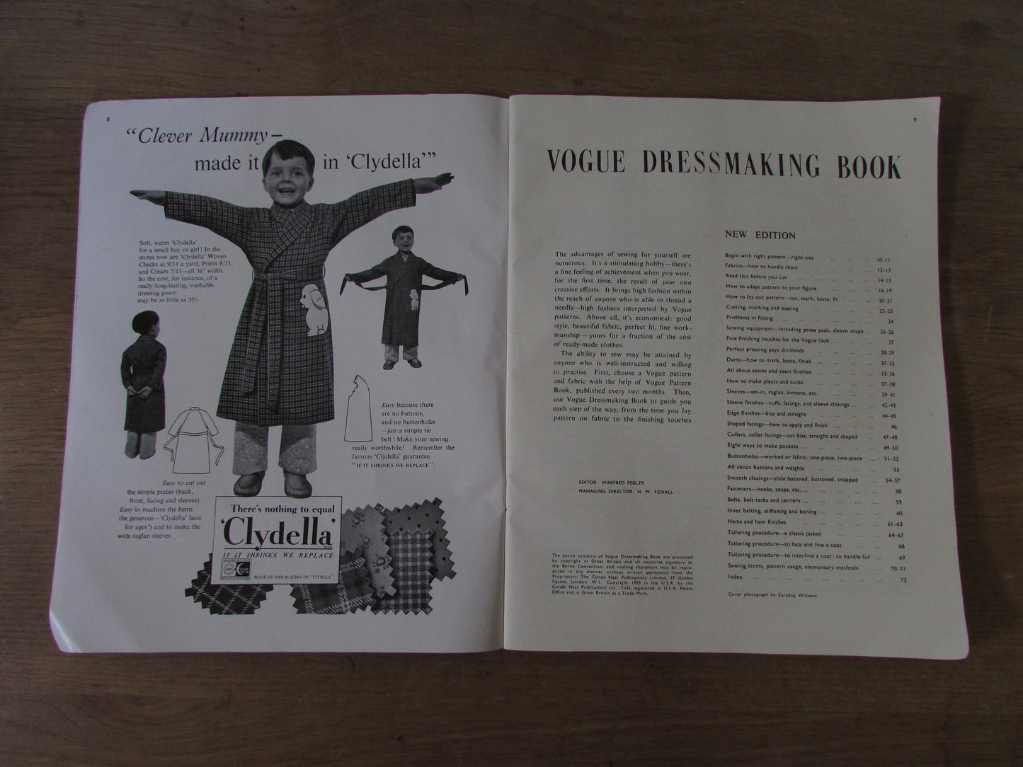 1955 Vogue Dressmaking Book, new edition