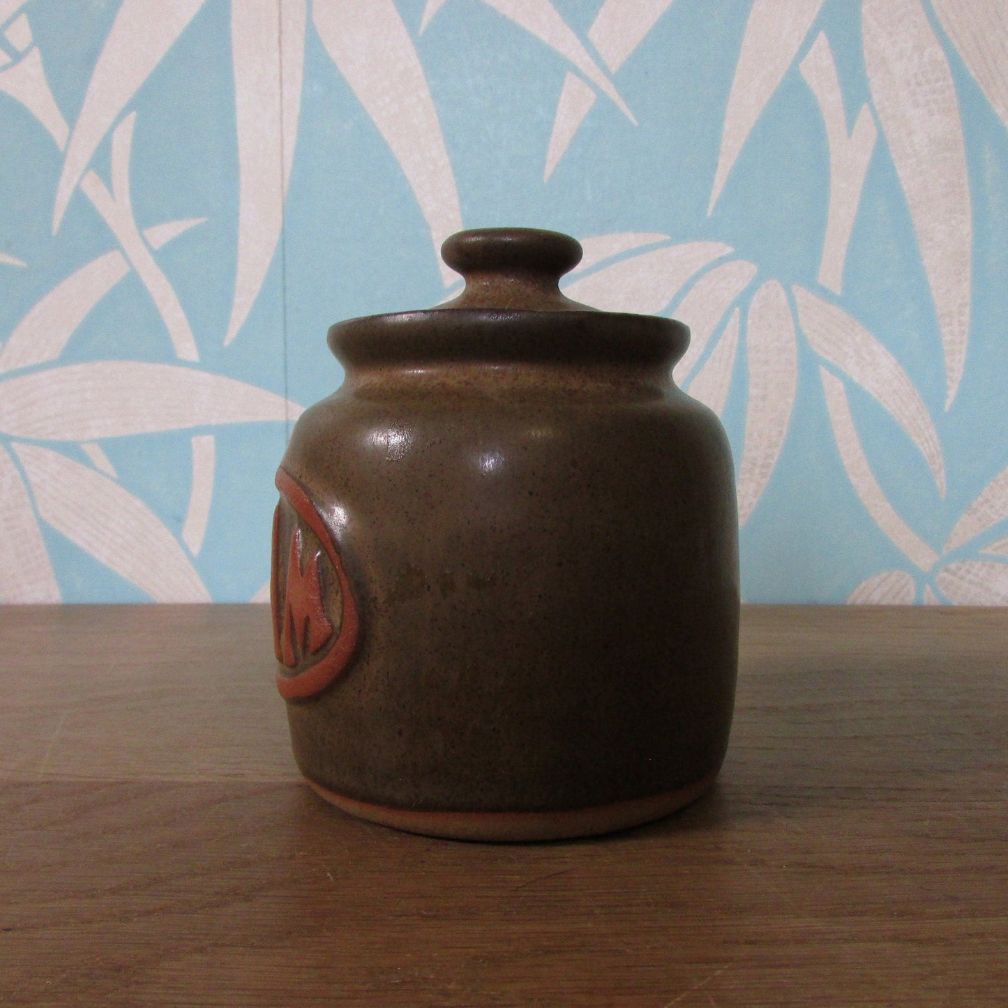 1970s Cornish pottery jam/preserve jar