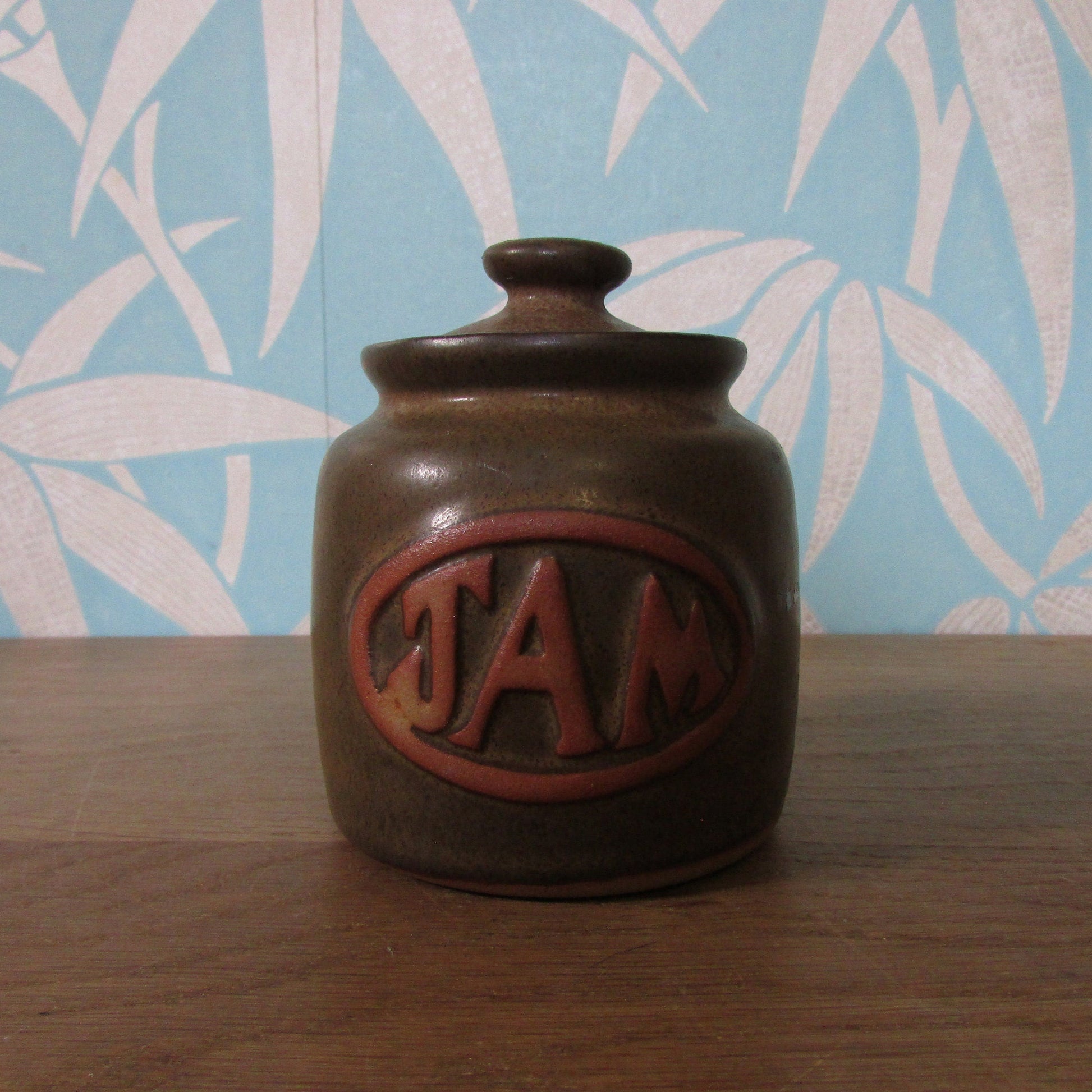 1970s Cornish pottery jam/preserve jar
