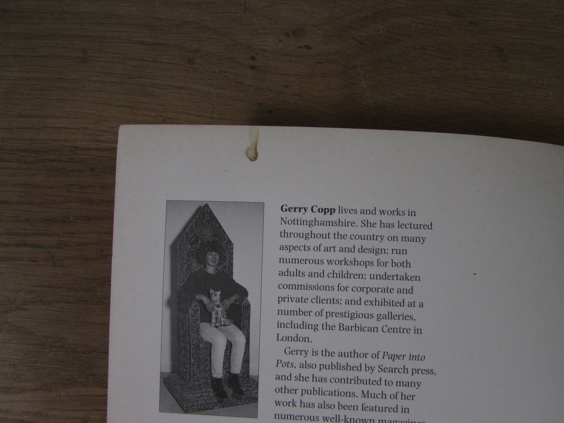Great Papier Mache; furniture, masks, animals & hats, by Gerry Copp (Softback, 1997)