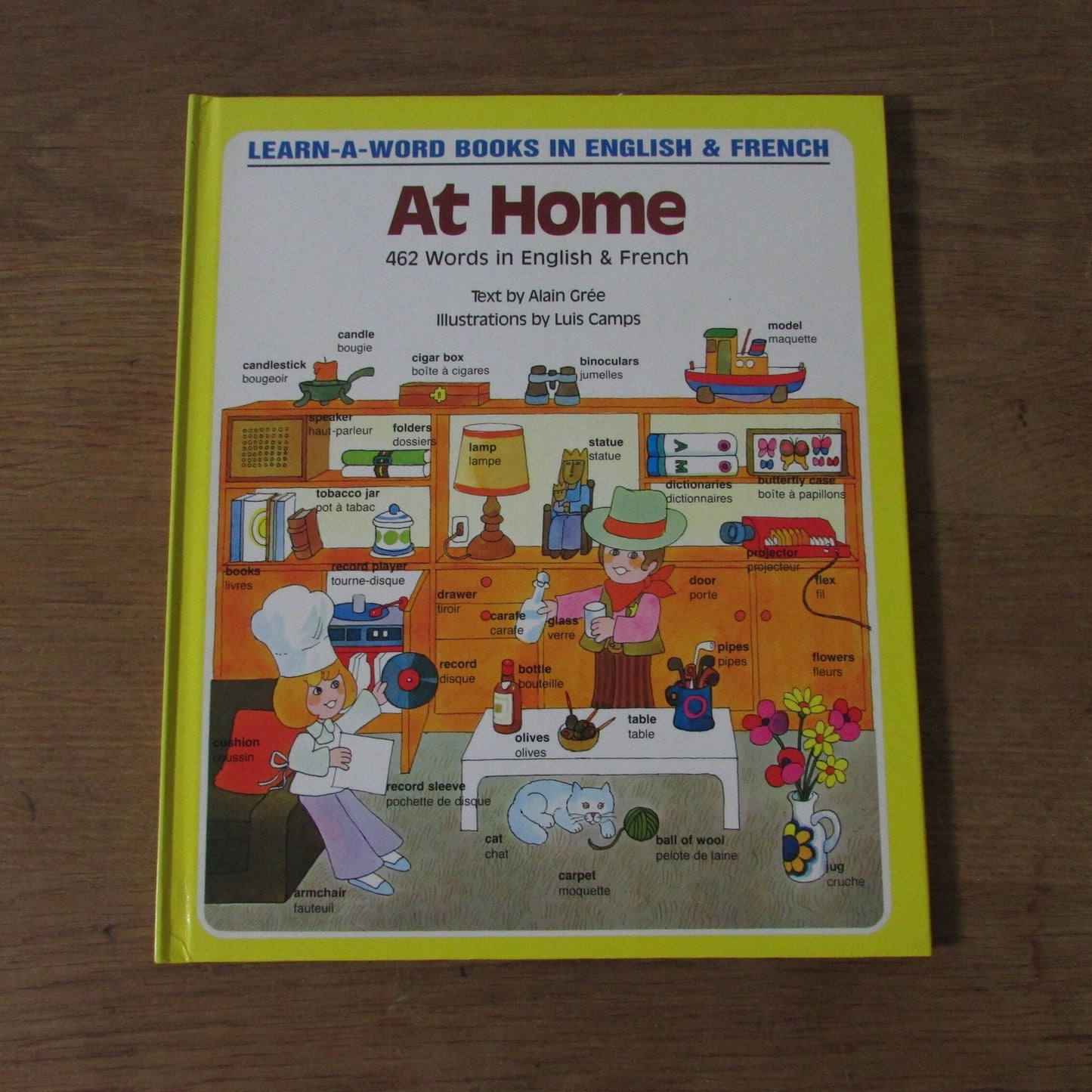 At Home - 462 words in English and French, by Alain Gree (Hardback, 1989)