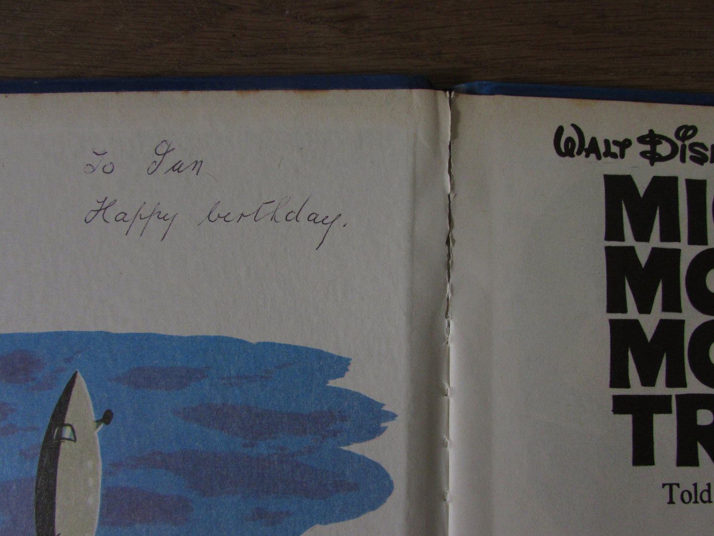 Walt Disney's Mickey Mouse's Moon Trip (Hardback, 1971)