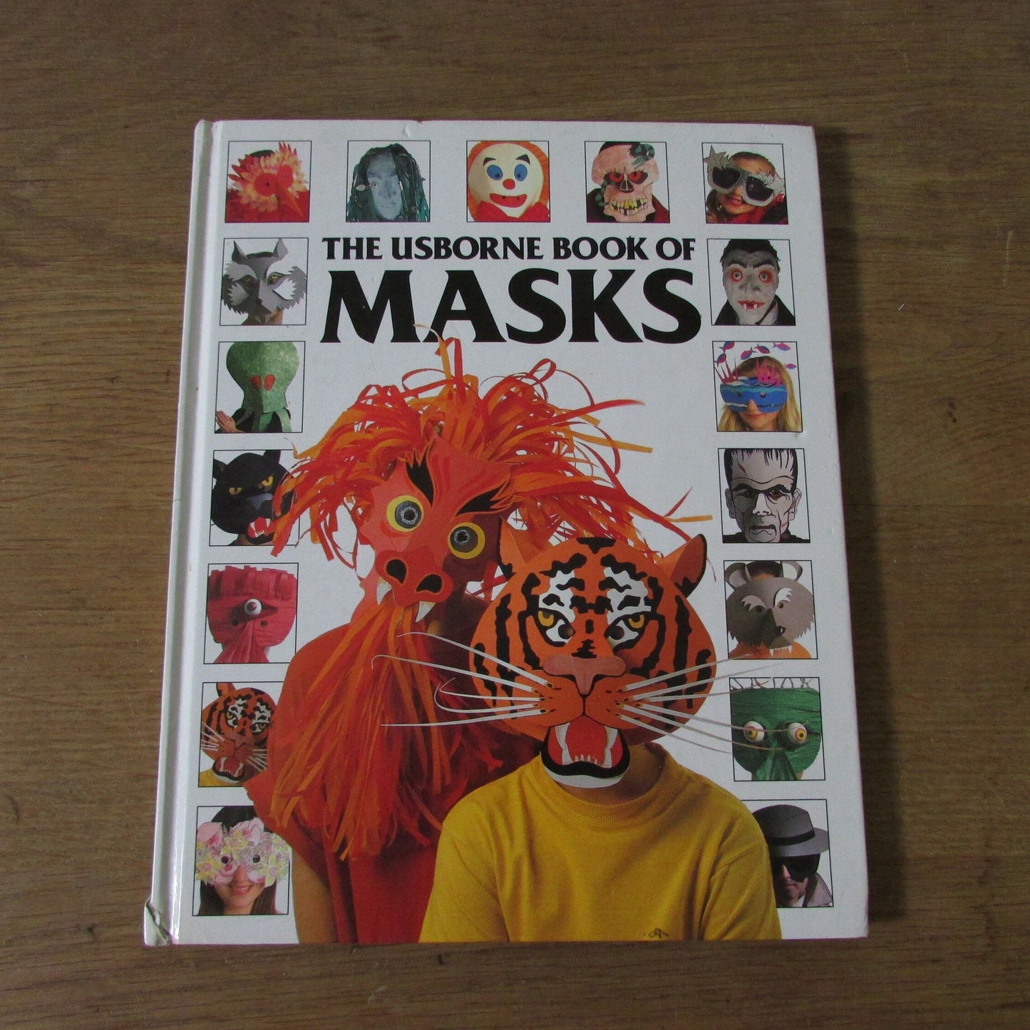 The Usborne Book of Masks, by Paula Borton (Hardback, 1994)