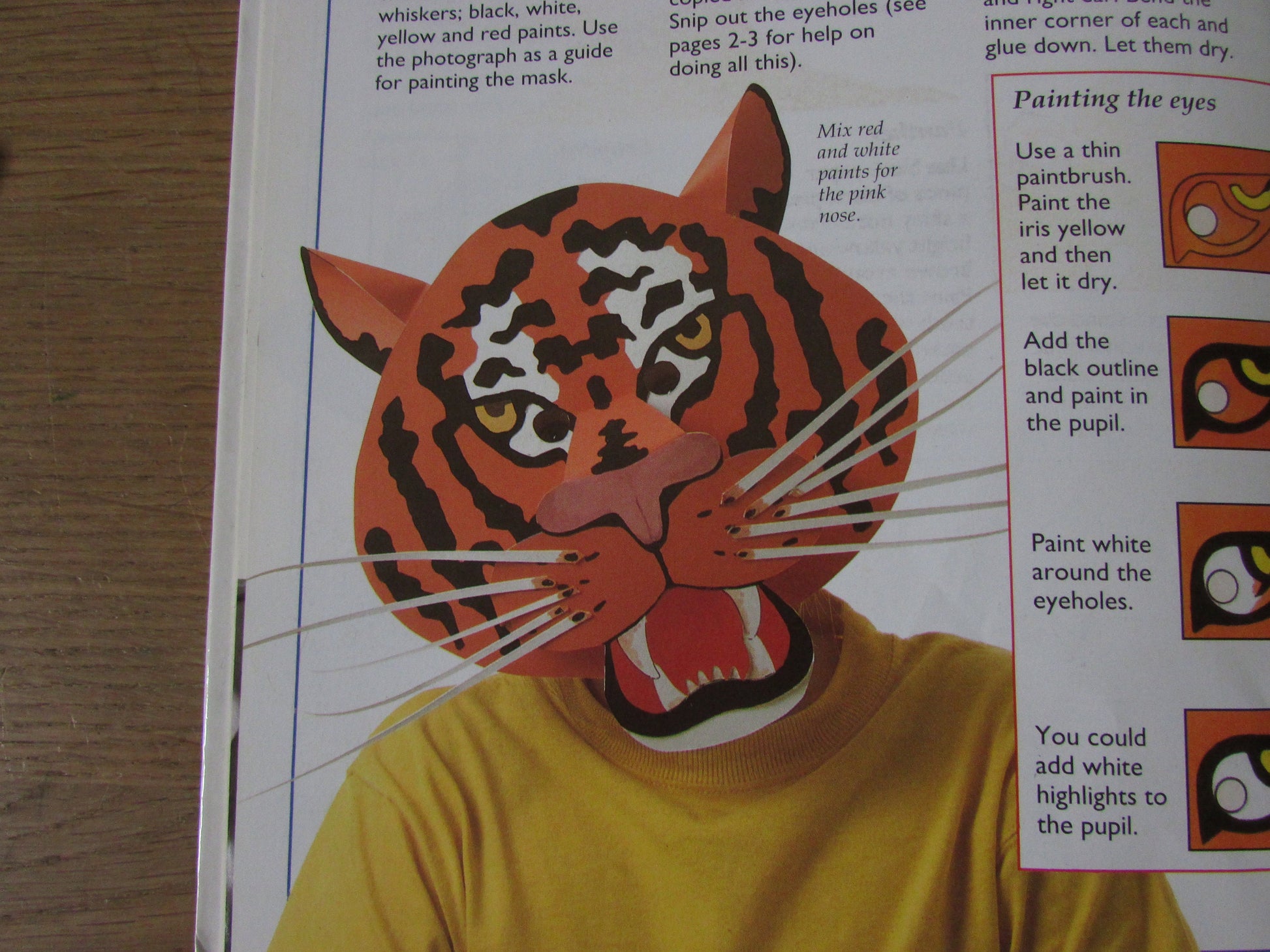The Usborne Book of Masks, by Paula Borton (Hardback, 1994)