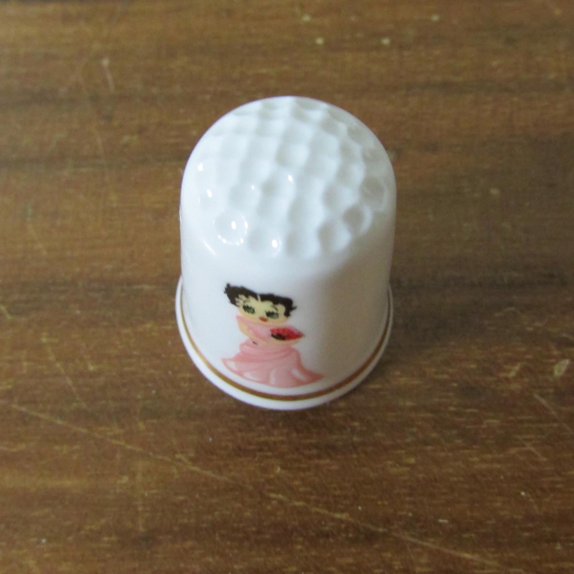 Collectable 2000 Whimbles by Wade Betty Boop porcelain thimble