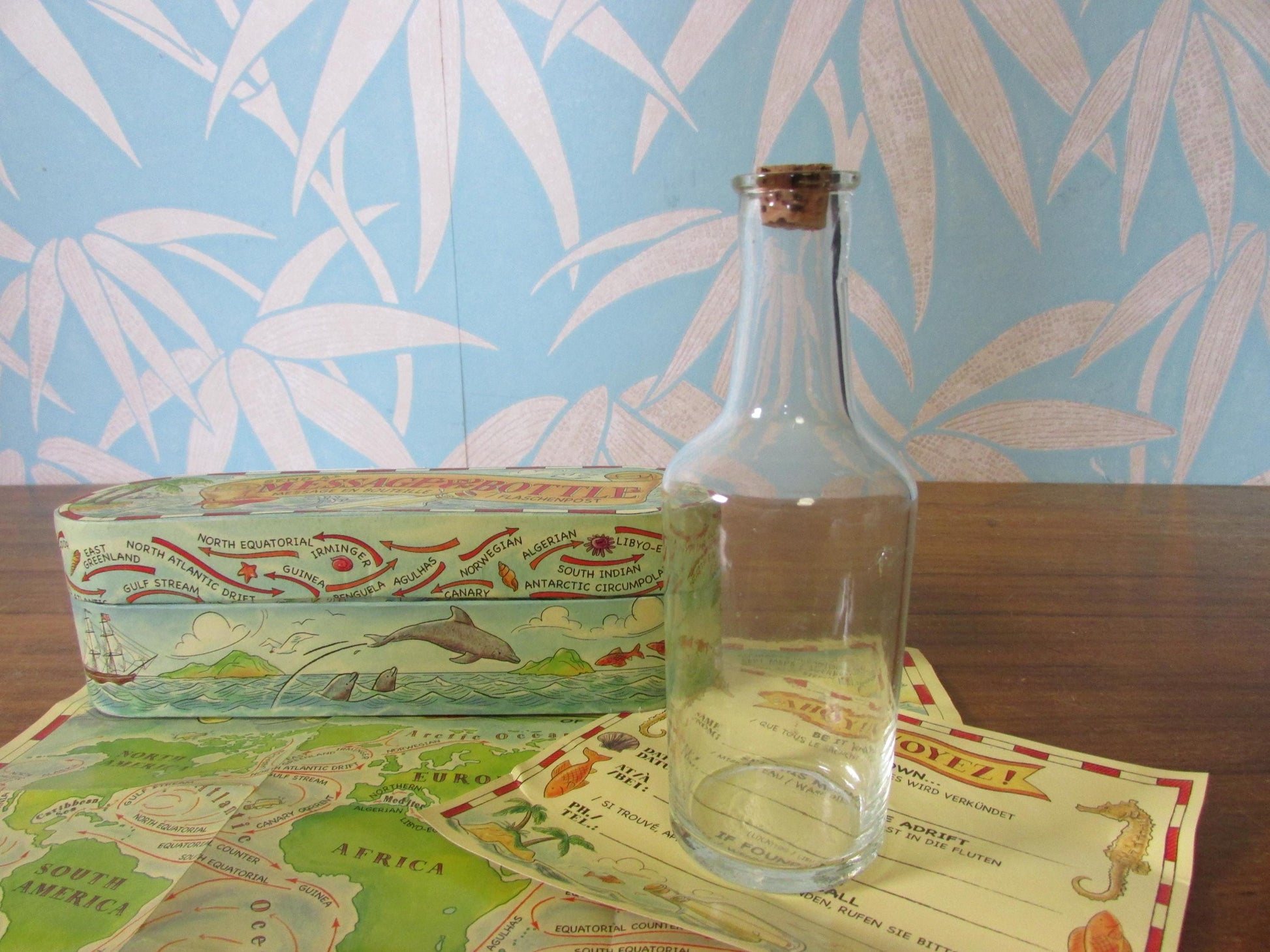 Retro boxed Message in a Bottle kit