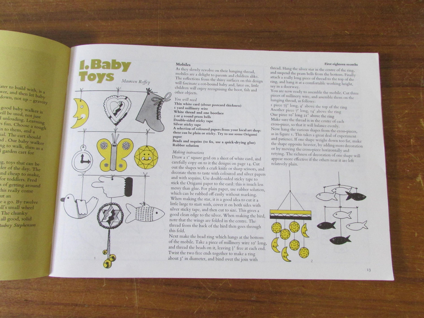 BBC Making Toys, by Ron Bloomfield & Audrey Stephenson (Softback, 1977)