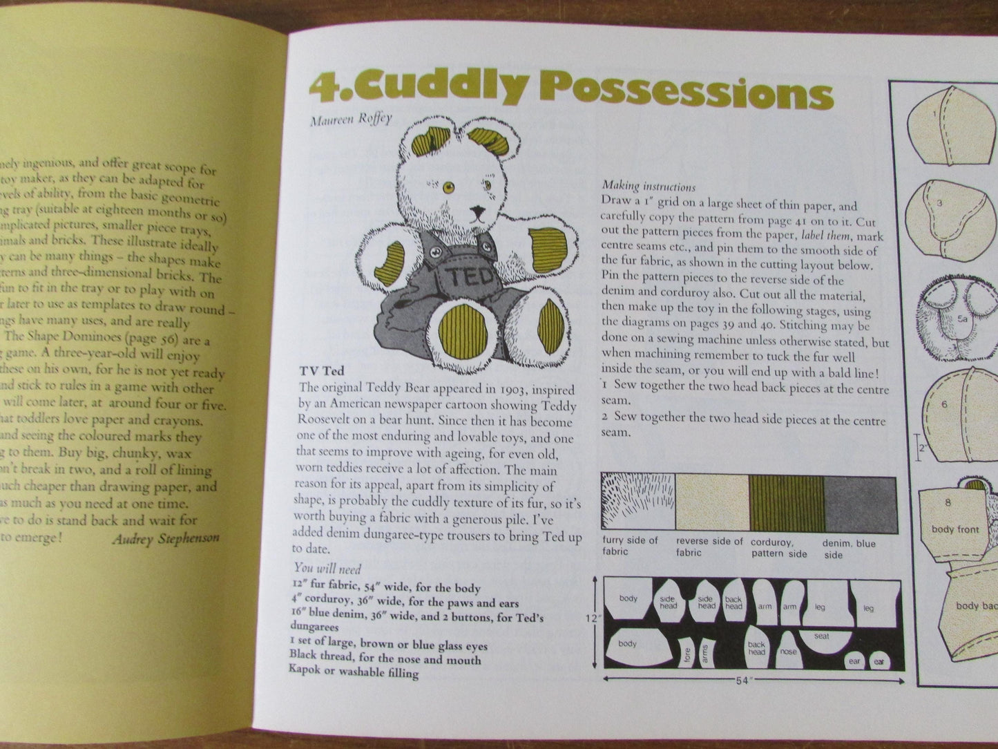 BBC Making Toys, by Ron Bloomfield & Audrey Stephenson (Softback, 1977)
