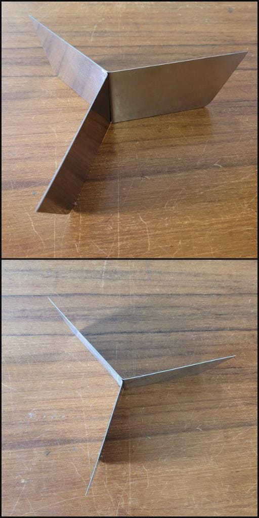 1970s stainless steel & teak serving dish with lid, includes removable stainless steel divider