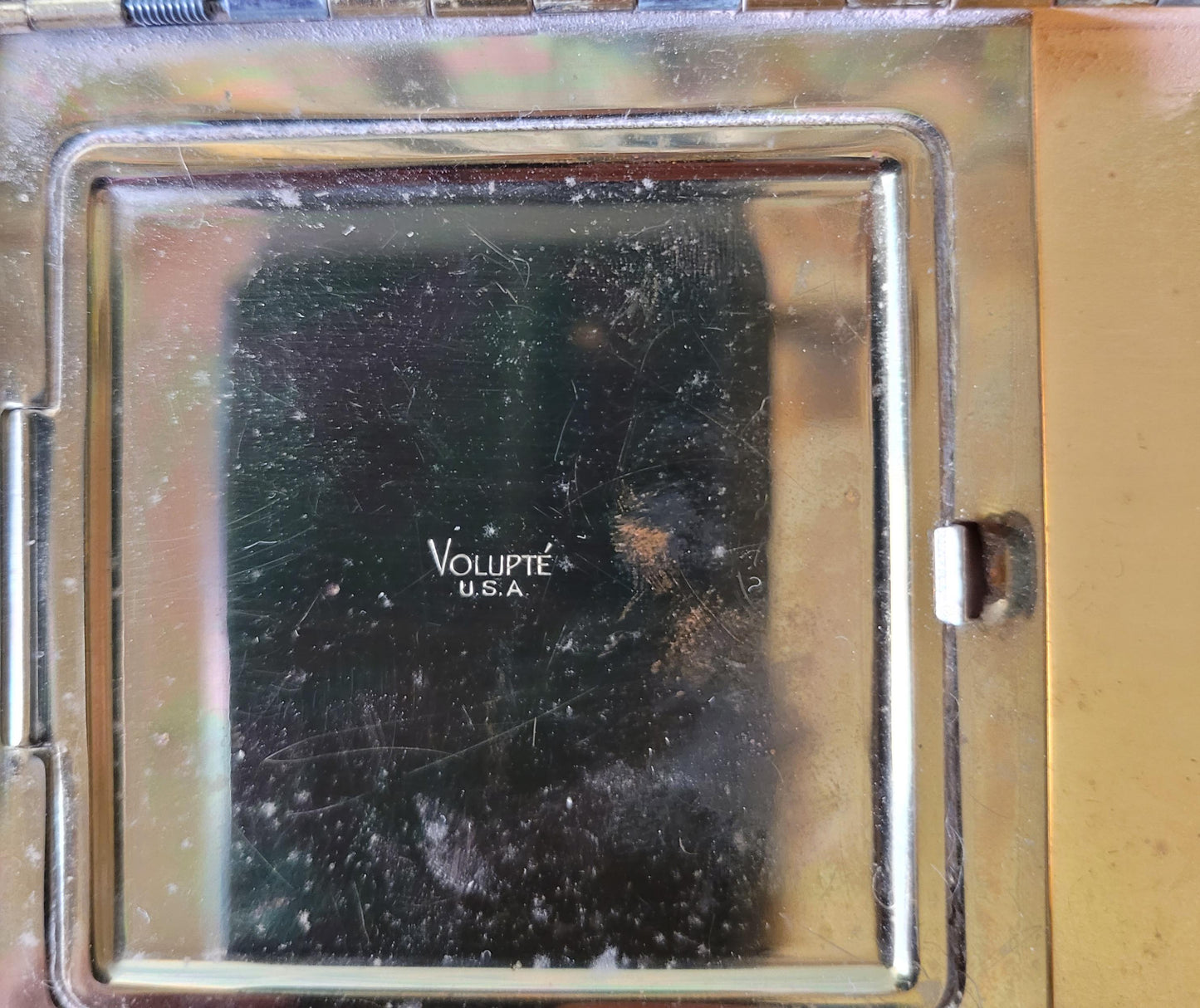 1940s Volupte Sophisticase gold-tone compact & cigarette case