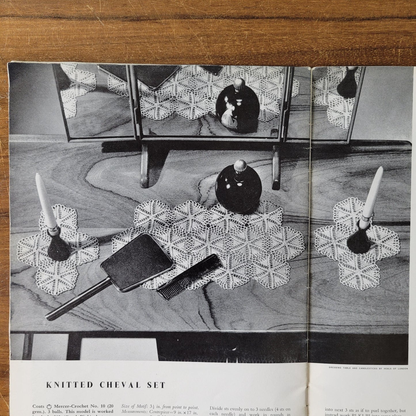 1950s J.P Coats Motif Designs for Crochet, Tatting & Knitting, book No.590