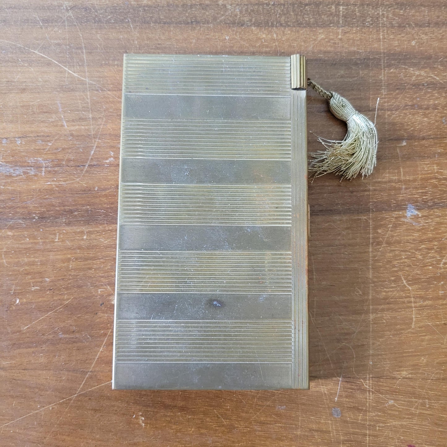 1940s Volupte Sophisticase gold-tone compact & cigarette case