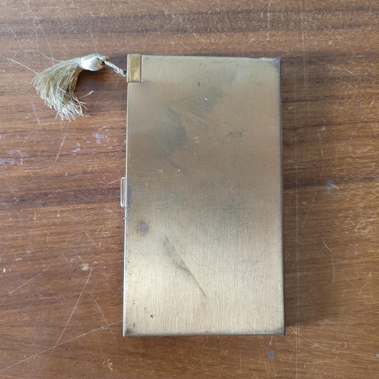 1940s Volupte Sophisticase gold-tone compact & cigarette case