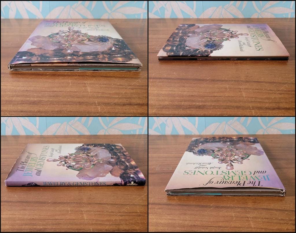 The Pleasure of Jewelry and Gemstones, by Joseph Sataloft & Alison Richards (Hardback, 1975)
