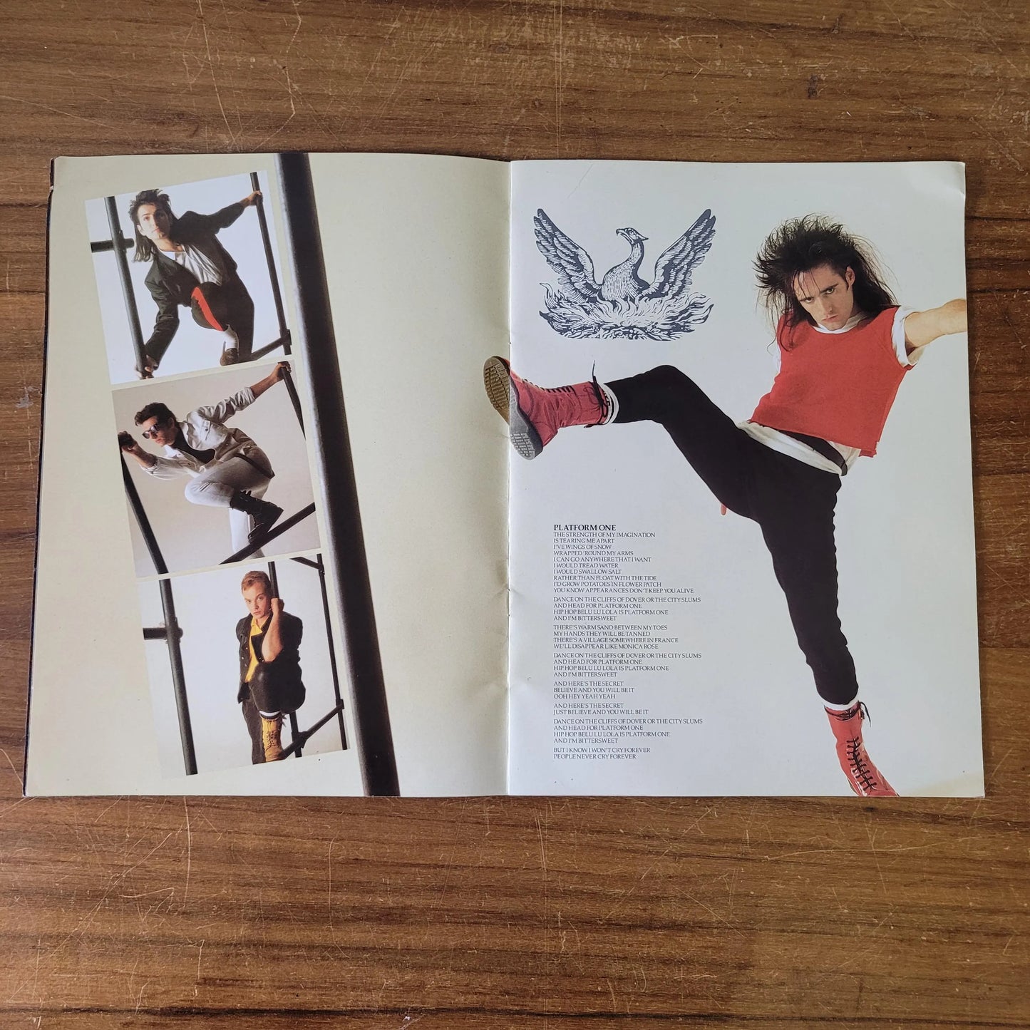 King: Bitter Sweet European Tour souvenir programme, Winter 1985