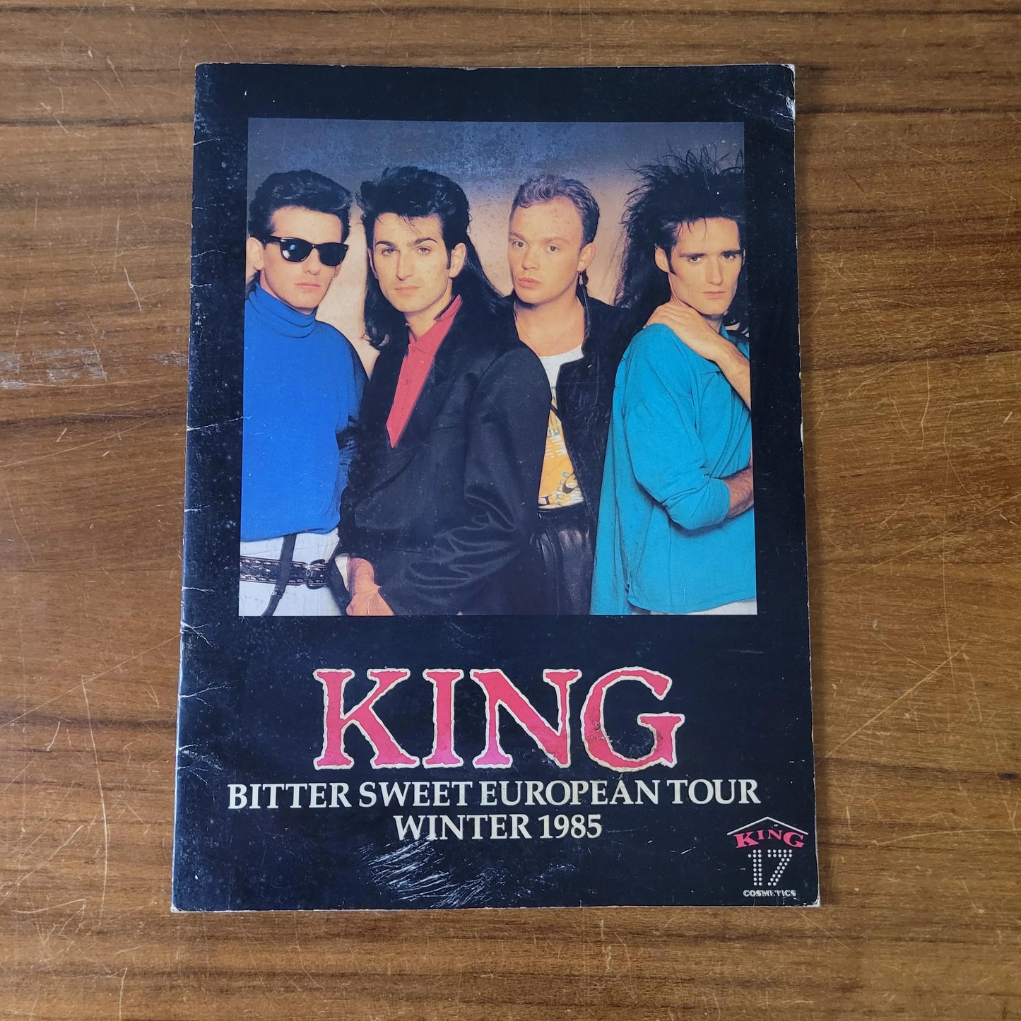 King: Bitter Sweet European Tour souvenir programme, Winter 1985