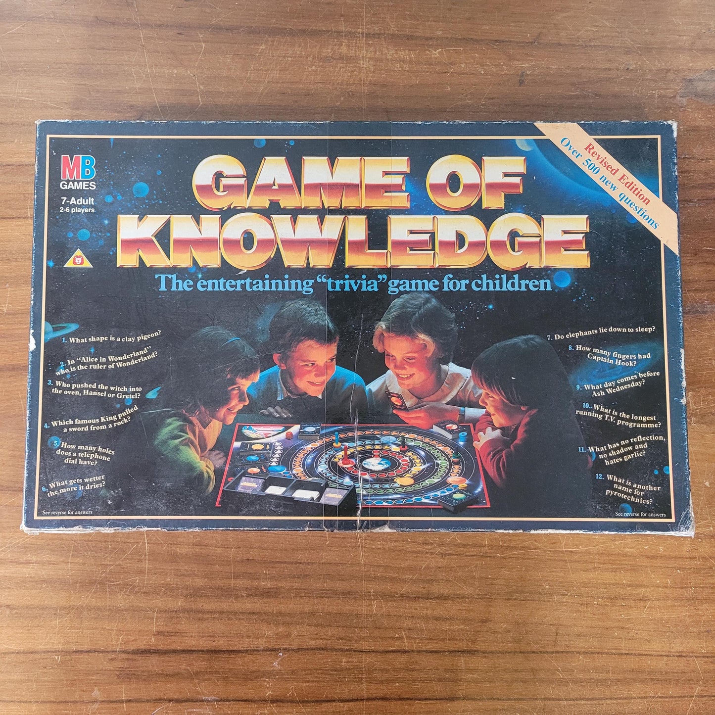 1984 MB Games Game of Knowledge Revised Edition trivia board game
