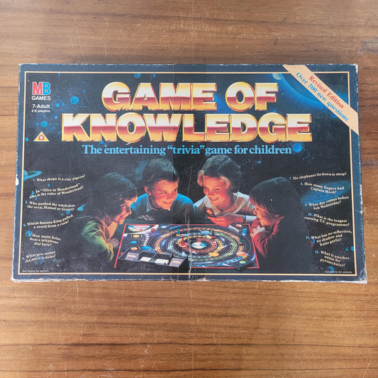 1984 MB Games Game of Knowledge Revised Edition trivia board game