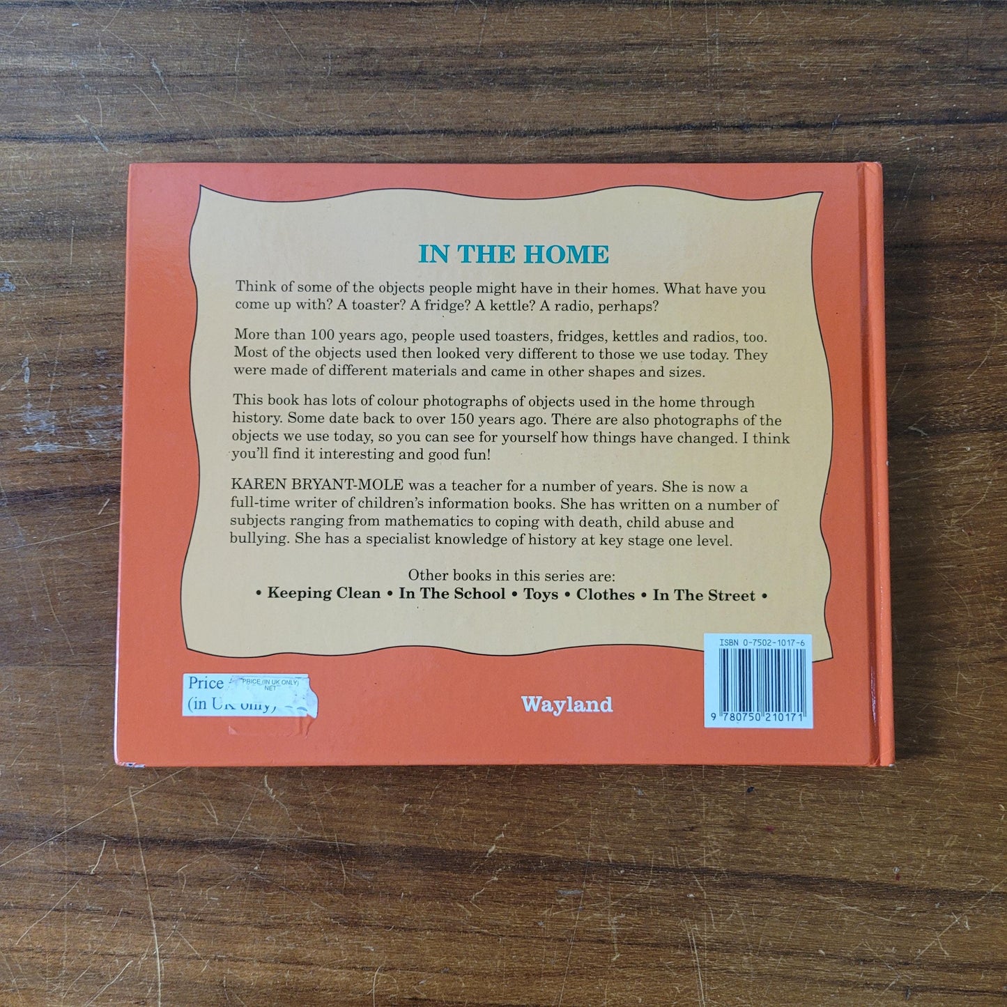In The Home: history from objects, by Karen Bryant-Mole (Hardback, 1996)
