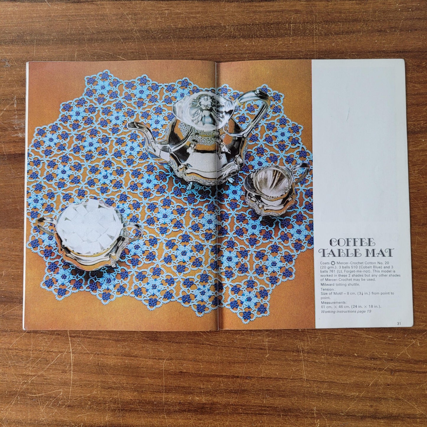 1971 Coats Sewing Group Ten Tatting Designs, book no.1127