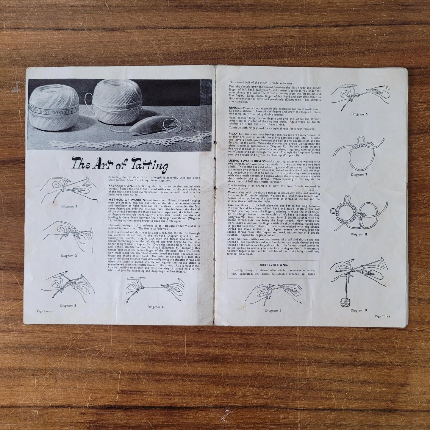 1940s Tatting by Penelope, a Needlecraft Publication pattern booklet